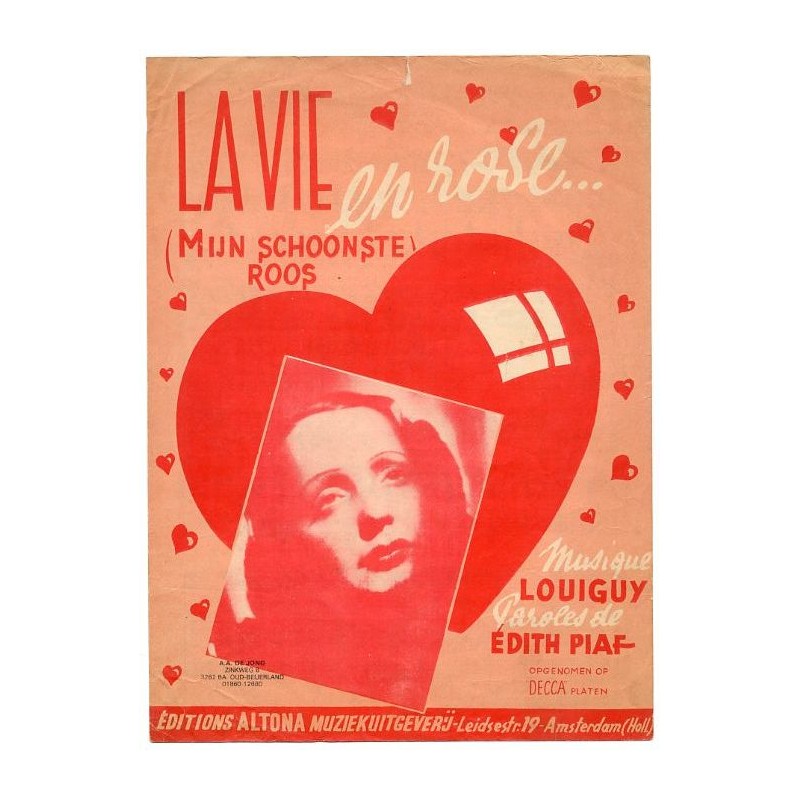 Mijn Schoonste Roos (La vie en rose)