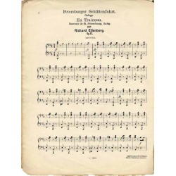 Petersburger Schlittenfahrt. Galopp. En Traîneau. Souvenir de St. Pétersbourg. Galop. Op. 57