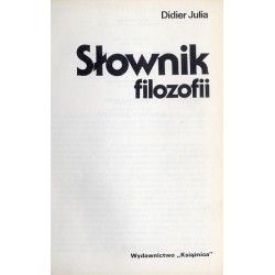 Słownik filozofii