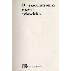 O wszechstronny rozwój człowieka