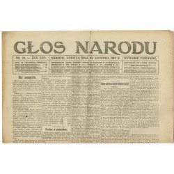 Głos Narodu. R.25 (1917). Nr 94 (21 kwietnia 1917). Wydanie poranne