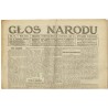Głos Narodu. R.25 (1917). Nr 94 (21 kwietnia 1917). Wydanie poranne