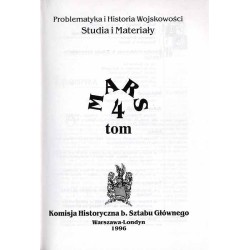 MARS. Problematyka i historia wojskowości. Studia i materiały. T. 4 (1996)