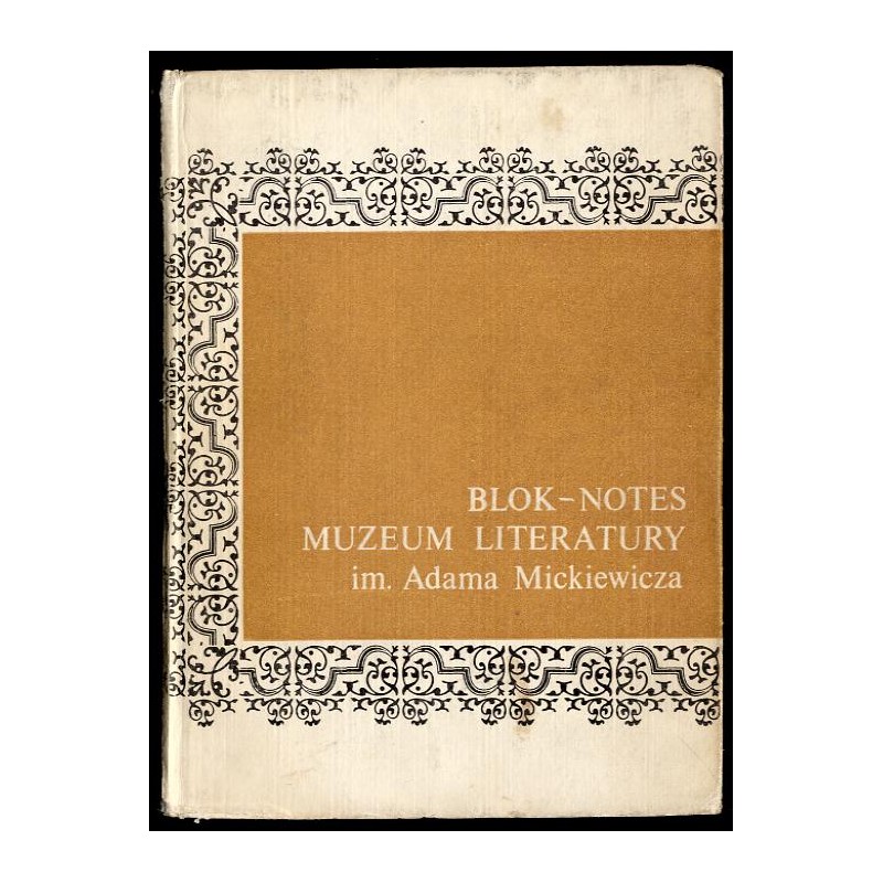 Blok-Notes Muzeum Literatury im. Adama Mickiewicza. 1975