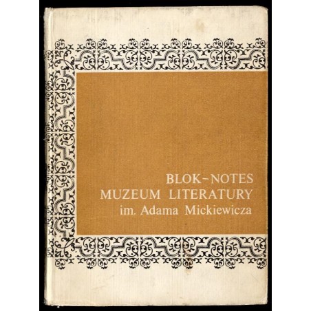 Blok-Notes Muzeum Literatury im. Adama Mickiewicza. 1975