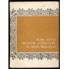 Blok-Notes Muzeum Literatury im. Adama Mickiewicza. 1975