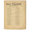 Nasz Tygodnik. Pismo ilustrowane społeczno-literackie. R.2 (1925). Nr 1 (4 stycznia 1925)