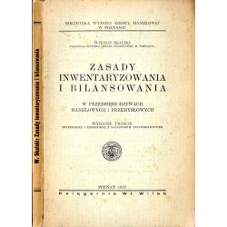 Zasady inwentaryzowania i bilansowania w przedsiębiorstwach handlowych i przemysłowych