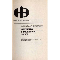 Szypka i Plewna 1877