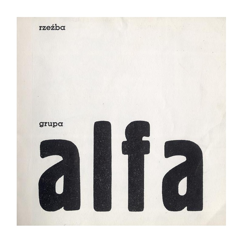 Rzeźba. Grupa "Alfa"