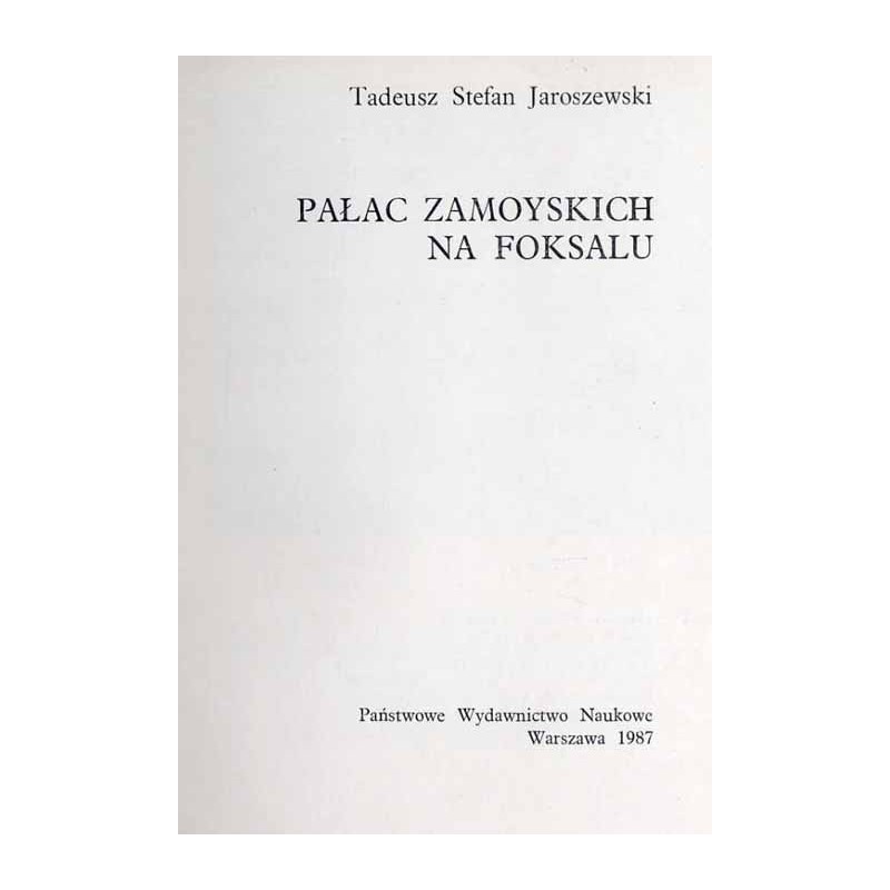 Pałac Zamoyskich na Foksalu
