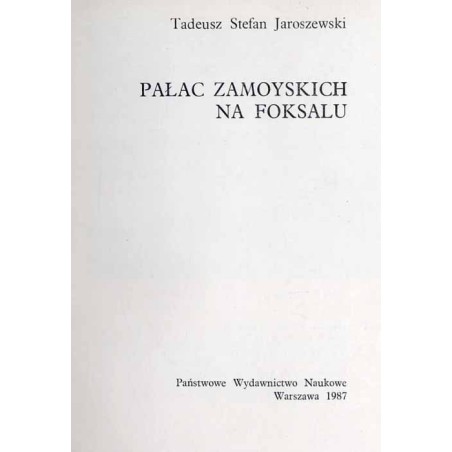 Pałac Zamoyskich na Foksalu
