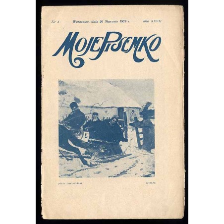 Moje Pisemko. R.27 (1929). Nr 4 (26 stycznia 1929)