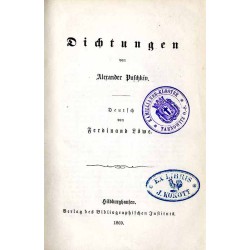 Dichtungen von Alexander Puschkin