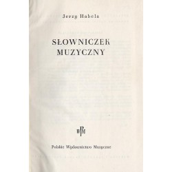 Słowniczek muzyczny