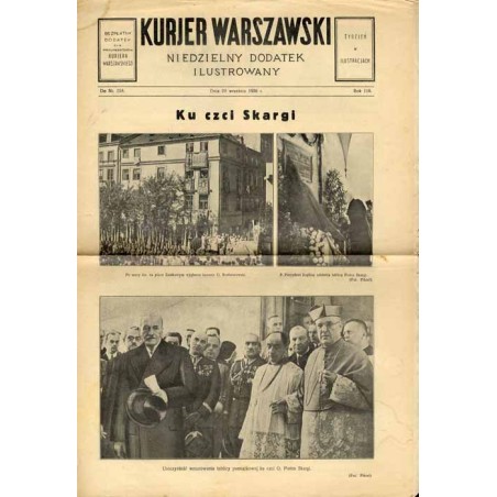 Kurjer Warszawski. Niedzielny dodatek ilustrowany. R.116 (1936). Nr 258 (20 września 1936) / Warszawa Piotr Skarga