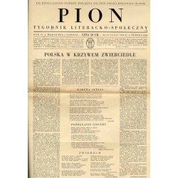 Pion. Tygodnik literacko-społeczny. R.4 (1936). Nr 8 (125) (22 lutego 1936)
