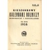 Kieszonkowy Kalendarz Rolniczy Ogrodniczy i Pszczelarski na rok 1938. R.9