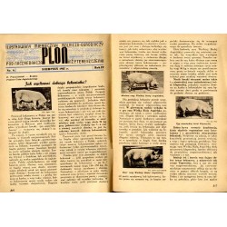 Plon. Ilustrowany miesięcznik rolniczo-ogrodniczy. R.4 (1937). Nr 8 (sierpień 1937)
