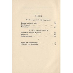 Grillparzers Selbstbiographie und Bildnisse