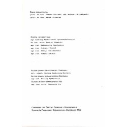 Idea oraz działalność Pracowni Krajobrazu Kulturowego w Kielcach (1987-1991)  The idea of management the Landscape Architekture
