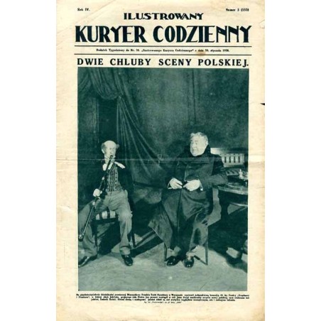 Ilustrowany Kurier Codzienny. Bezpłatny dodatek tygodniowy "Ilustrowanego Kuriera Codziennego" do nr 30. R.4 (1928). Nr 5 (155)