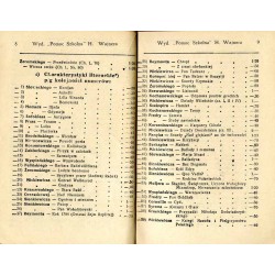 Katalog książek nakładowych i komisowych No 36. 1936/37. Wydawnictwo i Księgarnia "Pomoc Szkolna" H. Wajnera (HAWU)