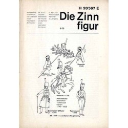 Die Zinnfigur. Monatsschrift für Sammler und Liebhaber kulturhistorischer Zinnfiguren. 24. Jahrgang (1975). Nr 4 (15. April 1975