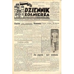 Dziennik Żołnierza. [...] Pismo żołnierzy I. Korpusu Panc.-Motorowego. R.3 (1942). Nr 145 (678) (22 października 1942)