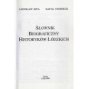 Słownik biograficzny historyków łódzkich