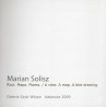 Marian Solisz. Rzut. Mapa. Plama. / A view. A map. A blot drawing