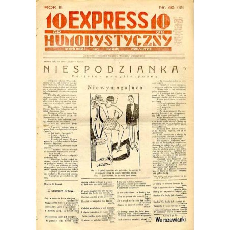 Express Humorystyczny. R.3 (1932). Nr 45 (115) / Seliman Sardonikos: Wampir