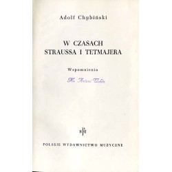 W czasach Straussa i Tetmajera. Wspomnienia