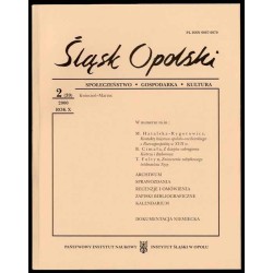 Śląsk Opolski. Społeczeństwo, gospodarka, kultura. R.10 (2000). Nr 2 (39) (Kwiecień-Czerwiec 2000)
