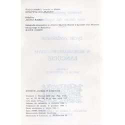 Szewski poniedziałek oraz dalsze dni tygodnia czyli życie codzienne w siedemnastowiecznym Łańcucie