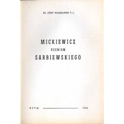 Mickiewicz uczniem Sarbiewskiego
