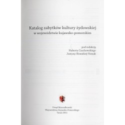 Katalog zabytków kultury żydowskiej w województwie kujawsko-pomorskim