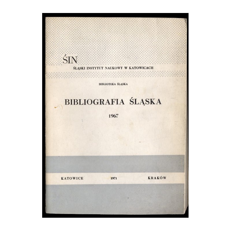 Bibliografia Śląska 1967