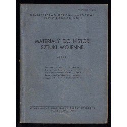 Materiały do historii sztuki wojennej. 3t. w 3 vol