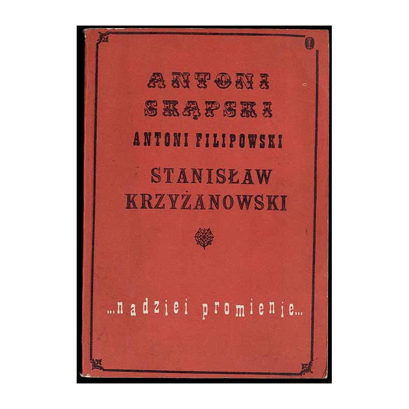 Nadziei promienie. Trzy pamiętniki z XIX wieku