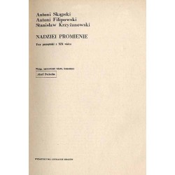 Nadziei promienie. Trzy pamiętniki z XIX wieku