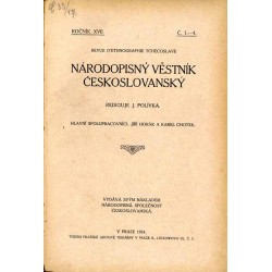 Národopisný Věstník Českoslovanský. R.17 (1924)