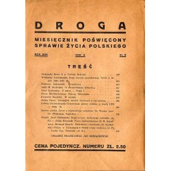 Droga. Miesięcznik poświęcony sprawie życia polskiego. R.10 (1931). Nr 9