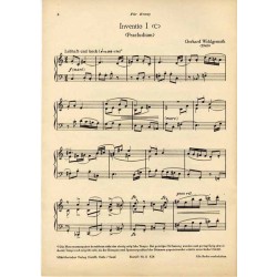 Inventionen für Klavier