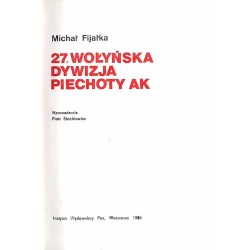 27. Wołyńska Dywizja Piechoty AK