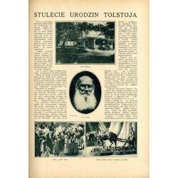 Tęcza. Ilustrowane pismo tygodniowe. R. 2 (1928). Z. 43 (27 października 1928) / Franciszek Siedlecki / Lew Tołstoj / Płock / An