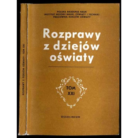 Rozprawy z Dziejów Oświaty. T.21 (1978)