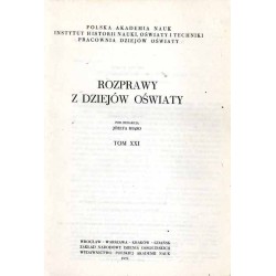 Rozprawy z Dziejów Oświaty. T.21 (1978)