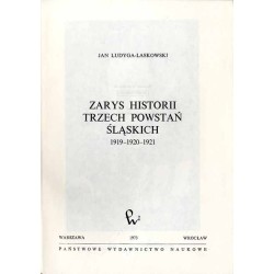 Zarys historii trzech powstań śląskich. 1919-1920-1921
