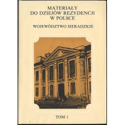 Województwo sieradzkie. T.1